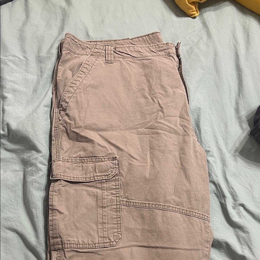 Wrangler Men's Cargo Pants - Light Pink